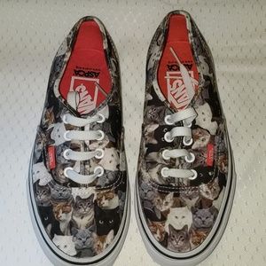 Vans ASPCA Cat Sneakers size women 7/men 5 5